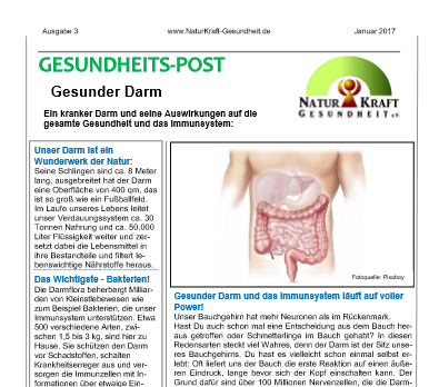 Mehr über den Artikel erfahren Gesunder Darm – Ganzheitliche Darmsanierung