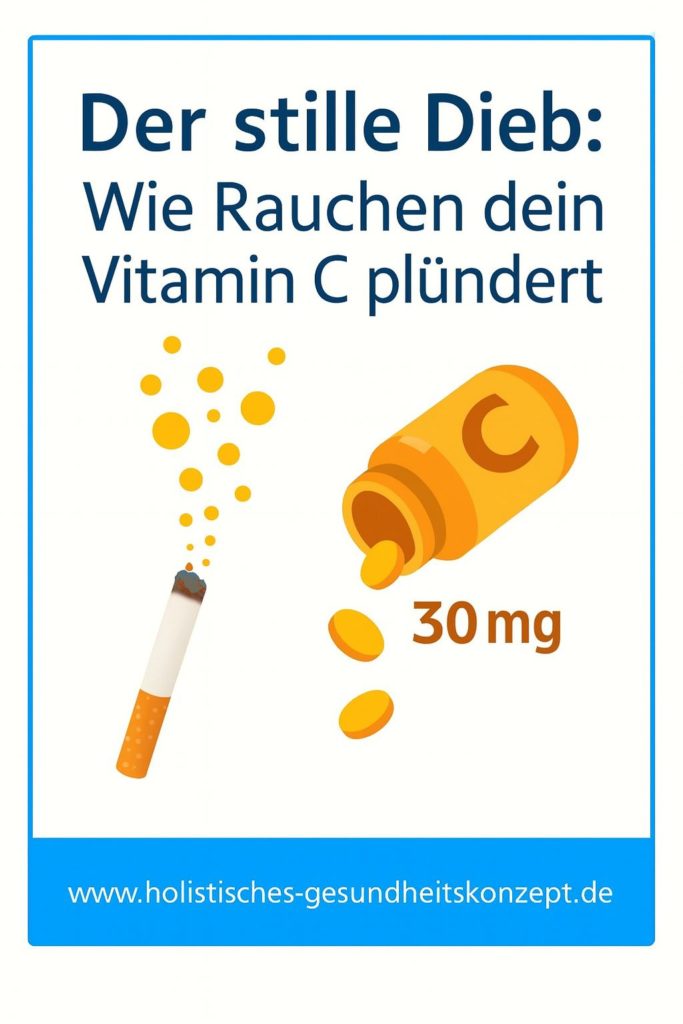 Der stille Dieb: Wie Rauchen dein Vitamin C plündert