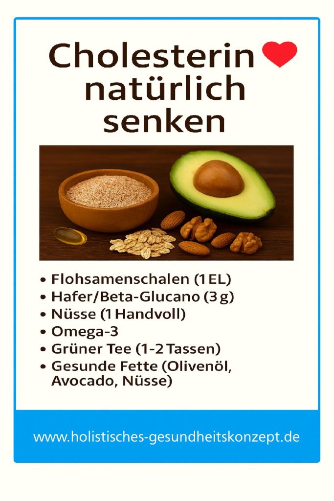 Cholesterin natürlich senken